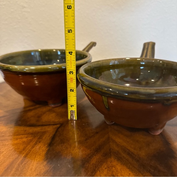 Artifact Jamestown Collection Handcrafted Ceramic Soup Bowls with Handles - Picture 7 of 9